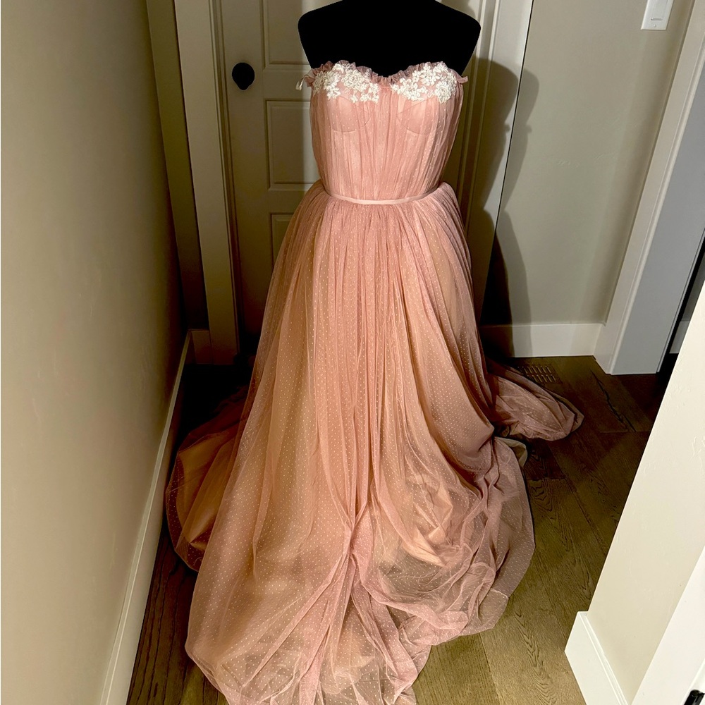 Beautiful Pink Gown from Etsy